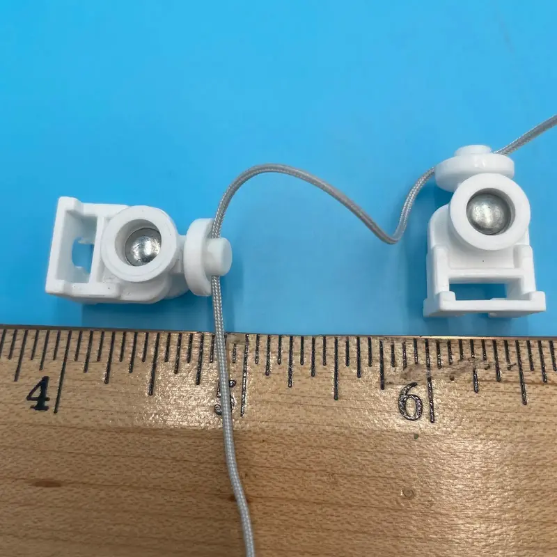 Ripplefold Carriers 100% Fullness, 2-1/8" Spacing - 500 Carriers/Roll K82100025White