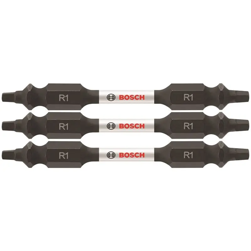 Bosch | ITDESQ12503 3 pc. Impact Tough 2.5 In. Square #1 Double-Ended Bits