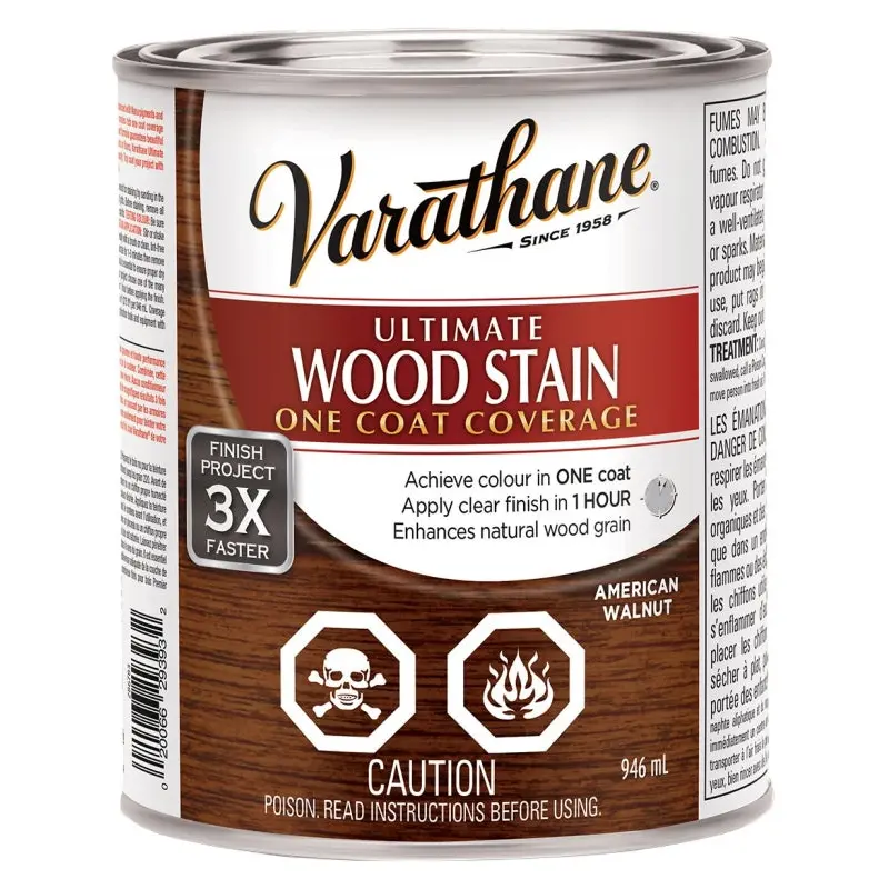 Varathane 286783 Stain, American Walnut, Liquid, Can