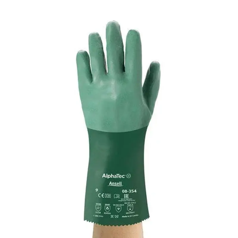 Ansell AlphaTec 08-354 Neoprene Chemical-Resistant Gauntlets

