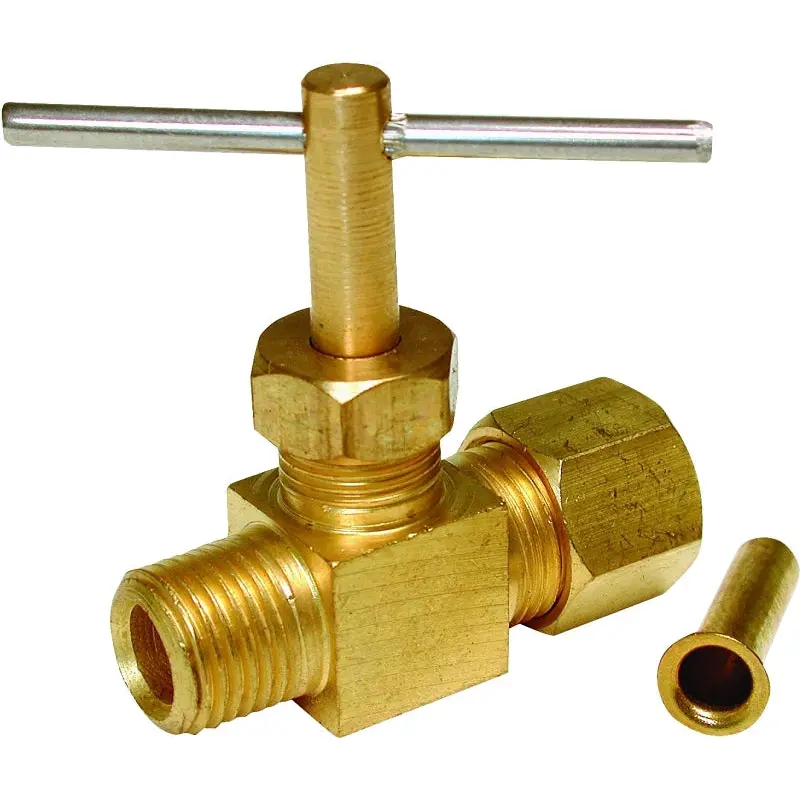 Dial 9421 Needle Valve, Straight, Brass, For: Evaporative Cooler Purge Systems