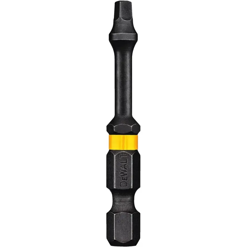 DeWALT DWA2SQ2IRB Insert Bit, Square Drive, 1/4 in Shank, Hex Shank, 2 in L, Steel