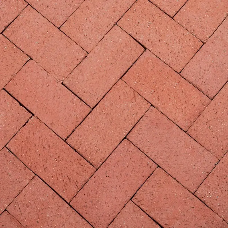 8 in. x 4 in. x 2.25 in. Brick Red Clay Paver (240-Pieces/53 sq. ft/Pallet)