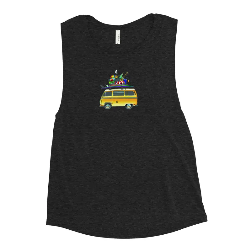 RAD Bus Women's Muscle Tank TopBlack (Heather) / S