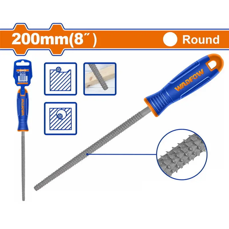 Wadfow Round Wood Rasp 8-inch