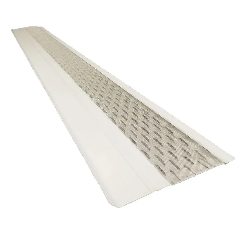 4 ft. x 6 in. Clean Mesh White Aluminum Gutter Guard (25-per Carton)white / .8