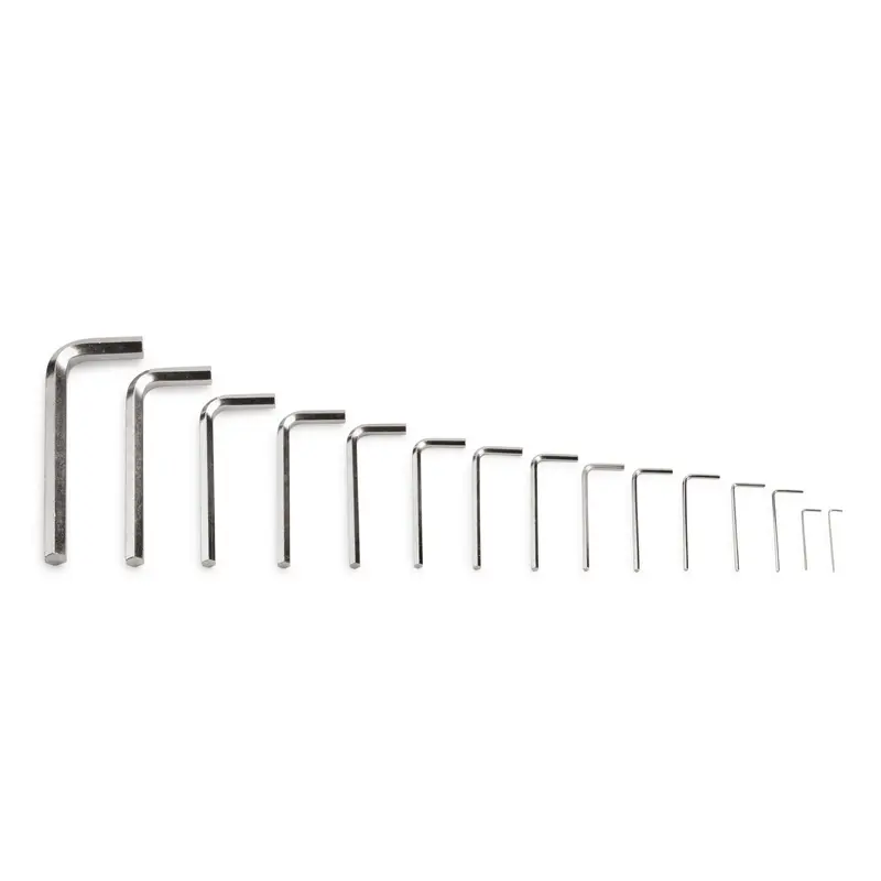 15 pc SAE L-Shaped Hex Wrench Set