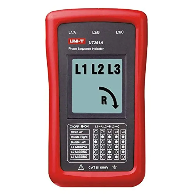 UNI-T Phase Sequence and Motor Rotation Indicator | UT261A