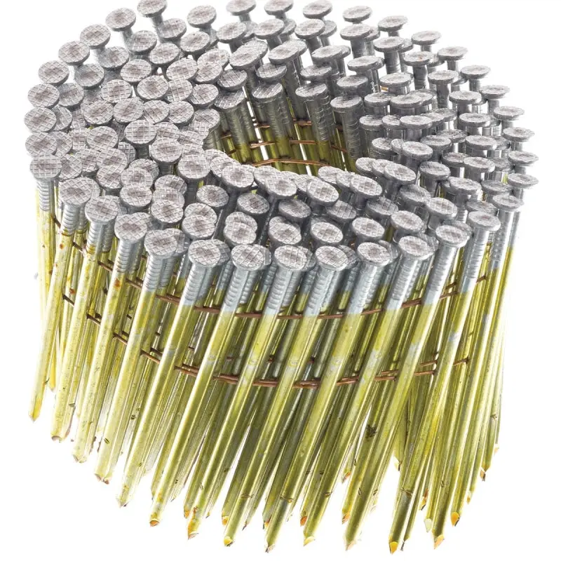 Senco KD28ASBF Nail, 3-1/4 in L, Steel, Sencote, Full Round Head, Smooth Shank