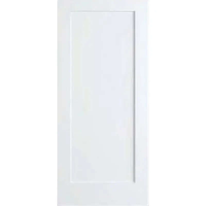 36 in. x 80 in. White 1-Panel Shaker Solid Core Wood Interior Door Slab47 / each