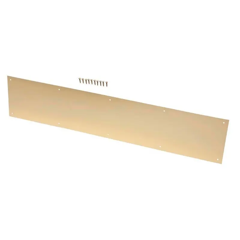 8 in. x 34 in. Bright Brass Kick Plate