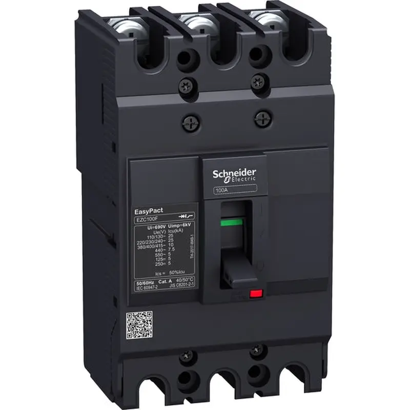 Mccb - ezc100 10ka/400v 3p 100A | EZC100F3100