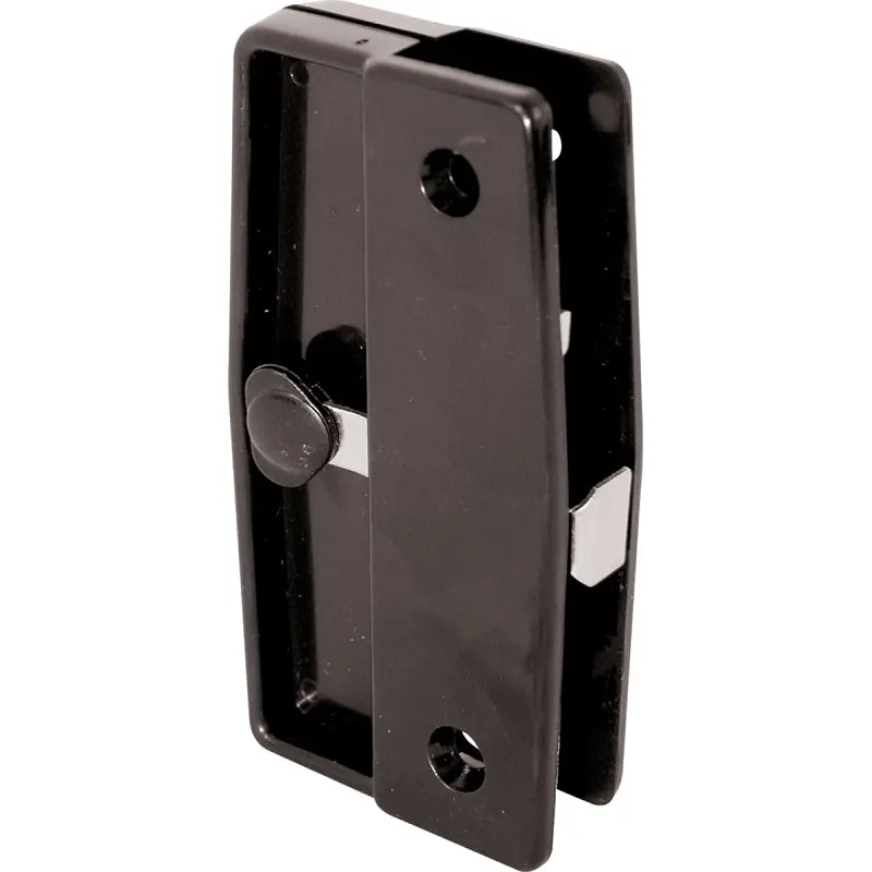 Prime-Line A 139 Door Latch and Pull, 2 in W, 4 in H, Plastic/Steel