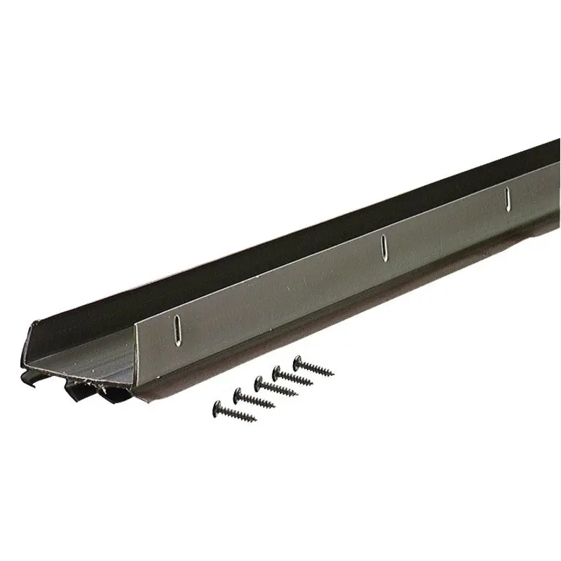M-D 05991 Door Bottom, 36 in L, 1-3/4 in W, 1-1/2 in H, Vinyl