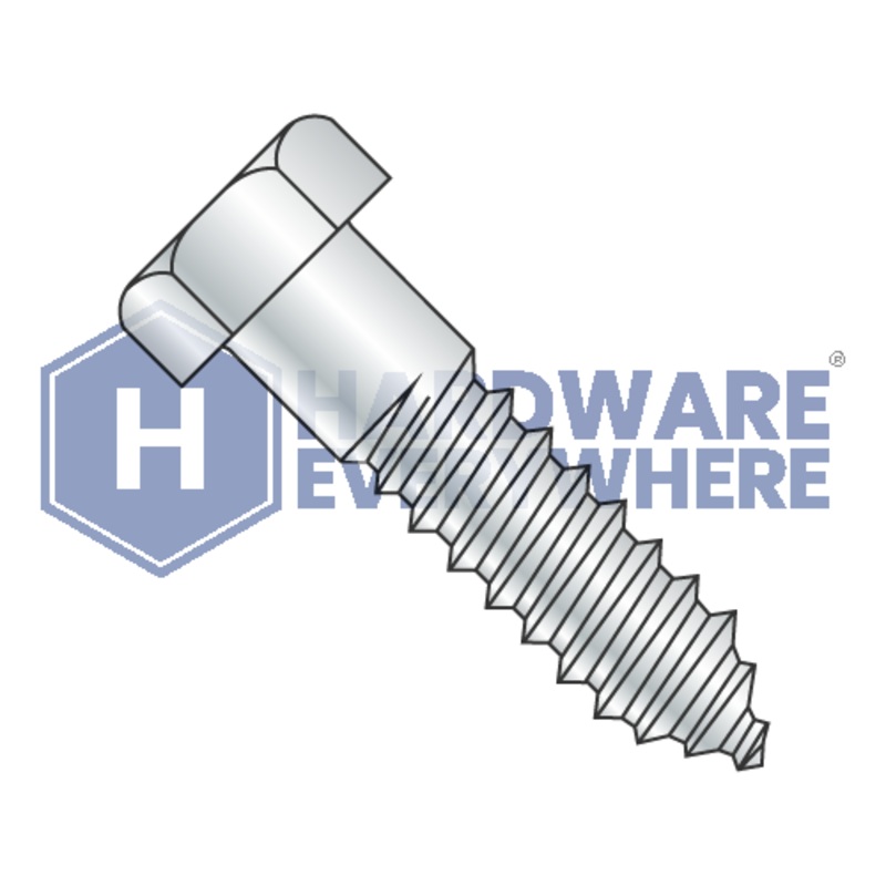 3/8 x 7 LAG SCREWS / Hex Head / Steel / Zinc